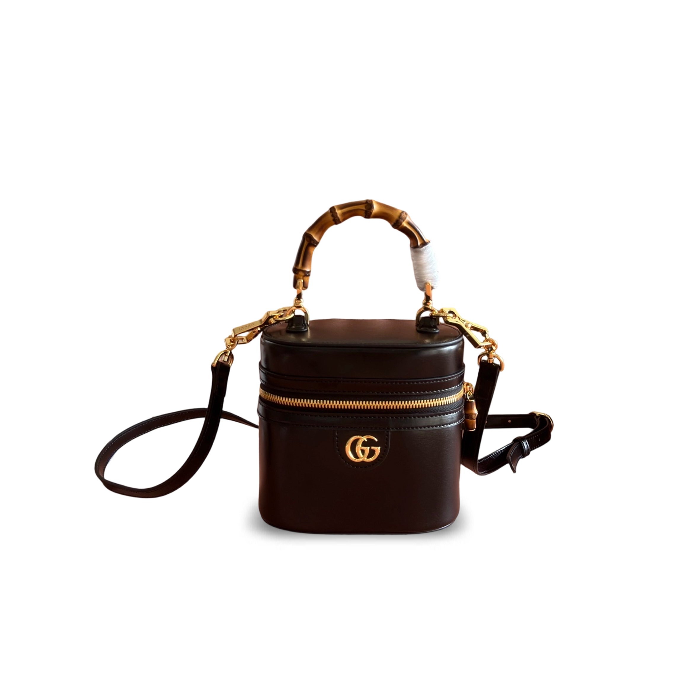 GUCCI MINI BAMBOO SHOULDER BAG 760200 (15.5*13.5*4cm)